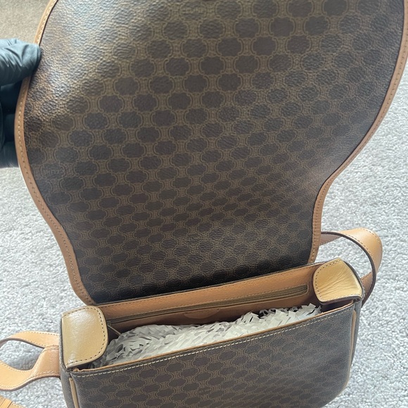 Celine Brown Macadam crossbody bag - Picture 5 of 16